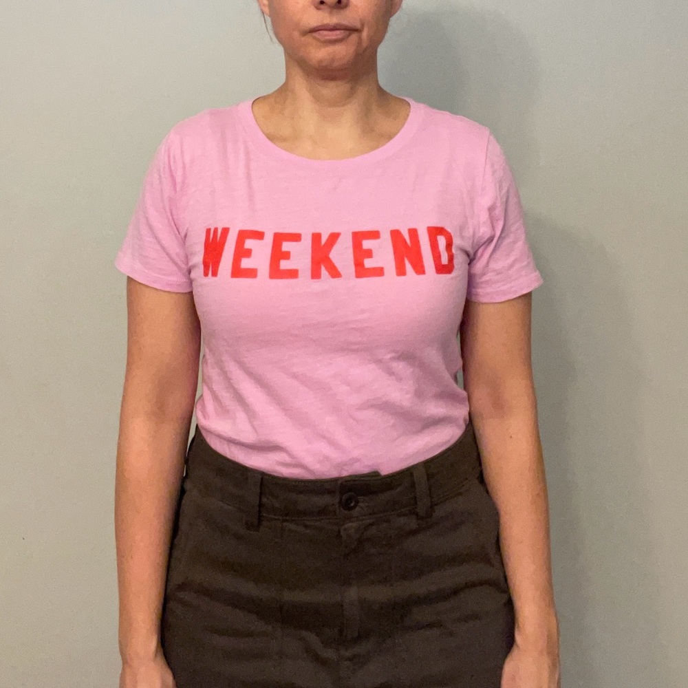 J.Crew “Weekend” Graphic T-shirt